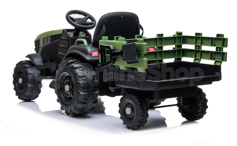 Elektrický traktor s vozíkem Buddy Toys BEC 8211