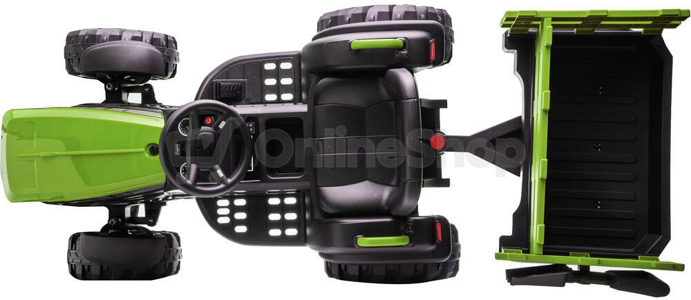 Elektrický traktor s vozíkem Buddy Toys BEC 8211