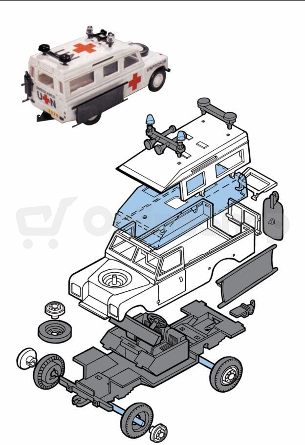 Stavebnice Seva Monti System MS 35 - Unprofor Ambulance