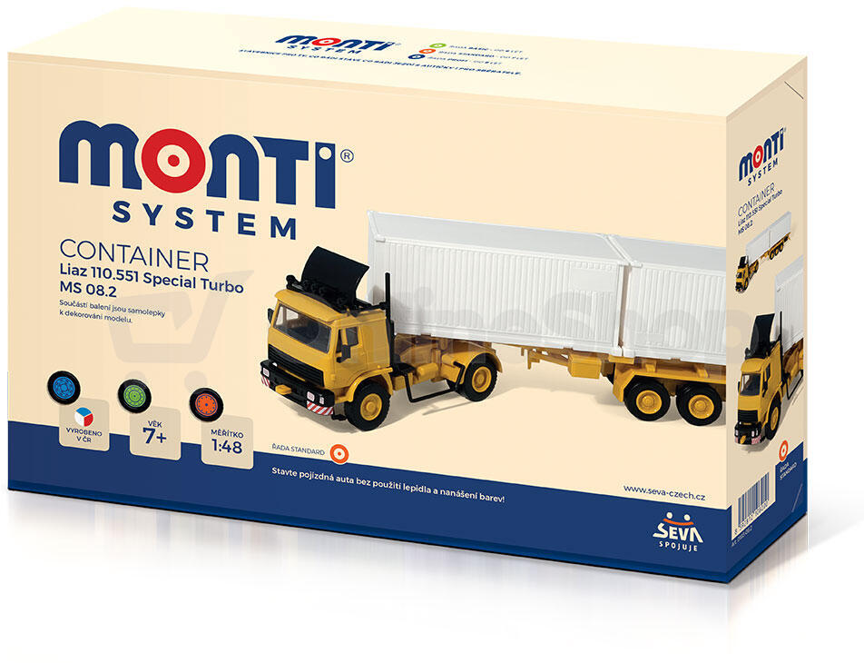 Stavebnice Seva Monti System MS 08.2 - Container Liaz 1:48