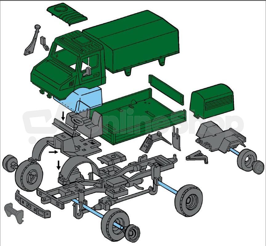 Stavebnice Seva Monti System MS 30 - Bundeswehr 1:48