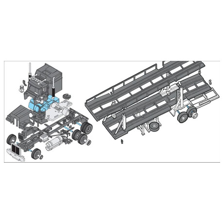 Stavebnice Seva Monti System MS 39 - Autorodeo Trailer