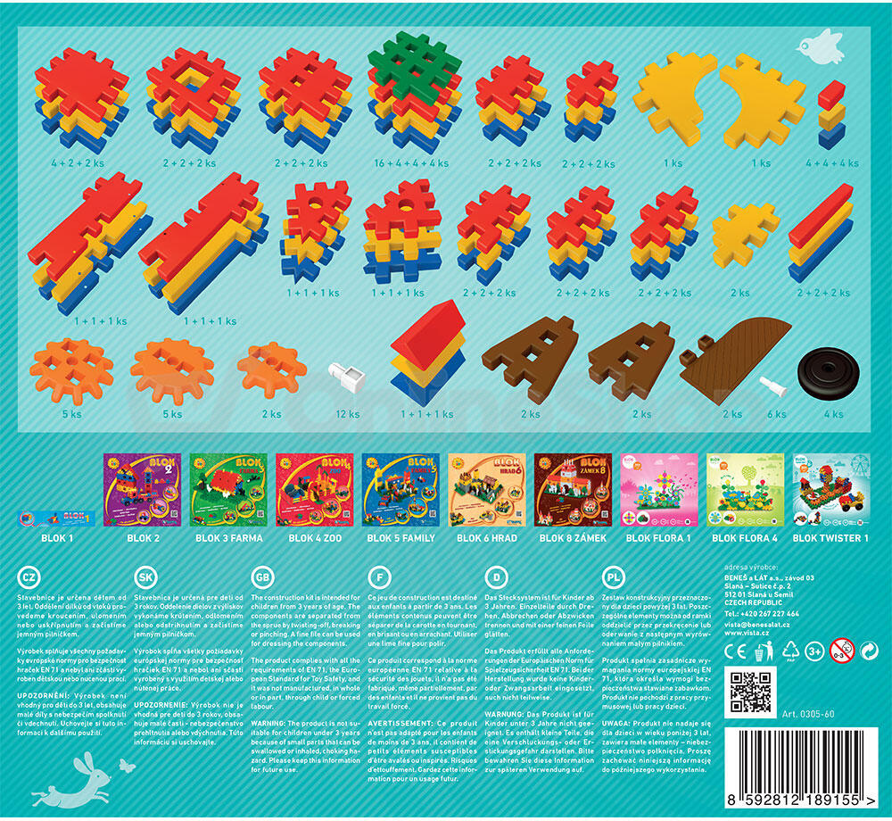 Stavebnice Seva BLOK Twister 1