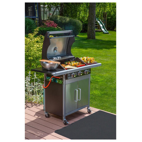 Set zahradn plynov gril Fieldmann FZG 3005 + Obal na gril Fieldmann FZG 9051