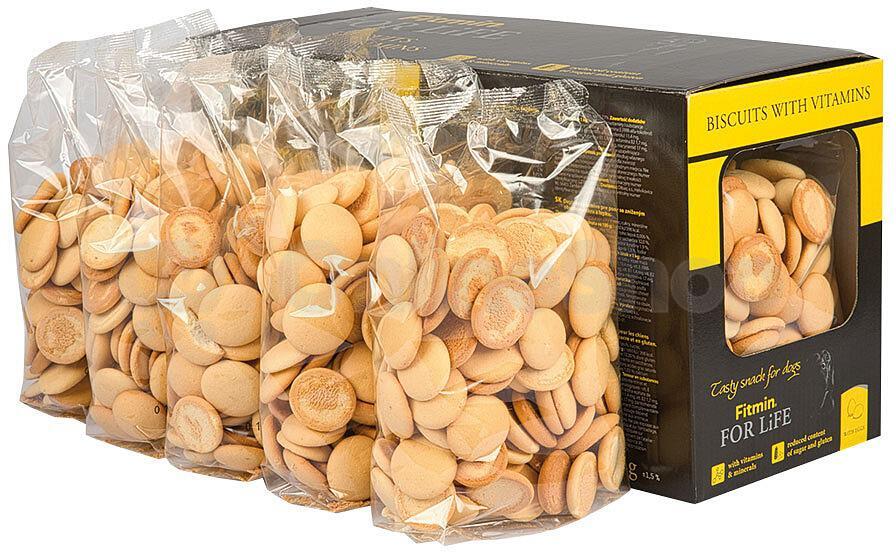 Piškoty pro psy Fitmin For Life biscuits multipack, 6x200g