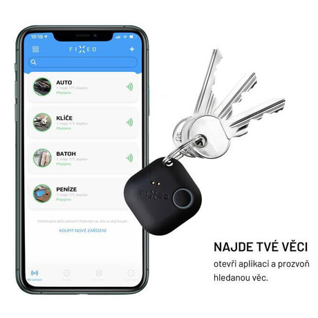 Smart tracker FIXED Smile PRO, Duo Pack - černý + bílý