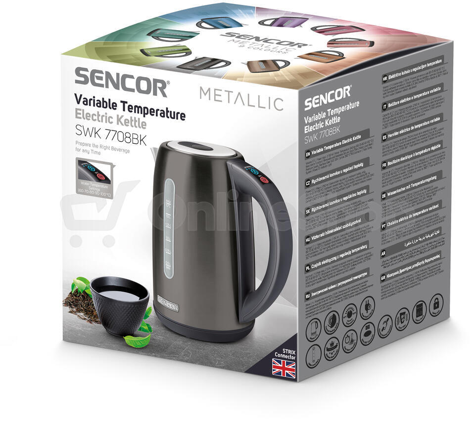 Rychlovarná konvice Sencor SWK 7708BK