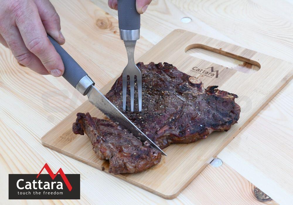 Grilovací steakový příbor SHARK 24 cm CATTARA