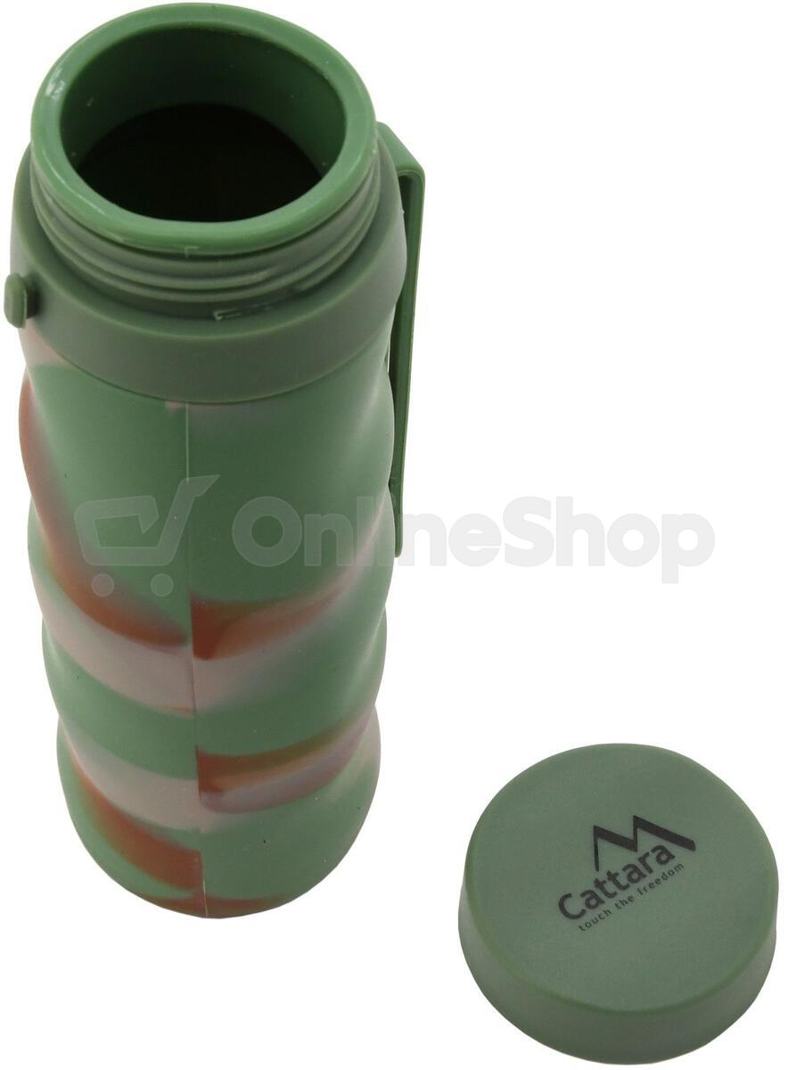 Silikonová láhev ARMY 550ml CATTARA
