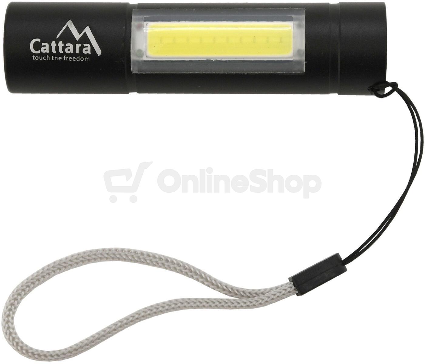 Svítilna Cattara kapesní LED 120lm nabíjecí