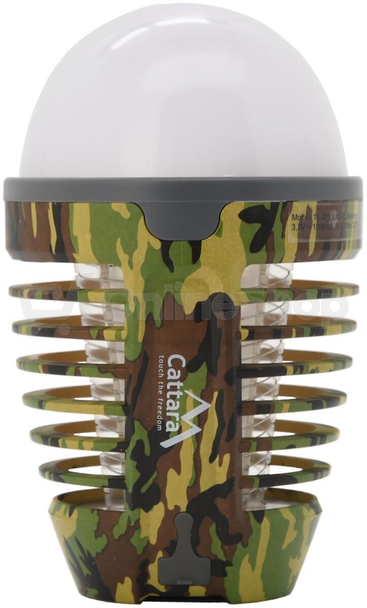 LED svítilna Cattara PEAR ARMY nabíjecí + lapač hmyzu
