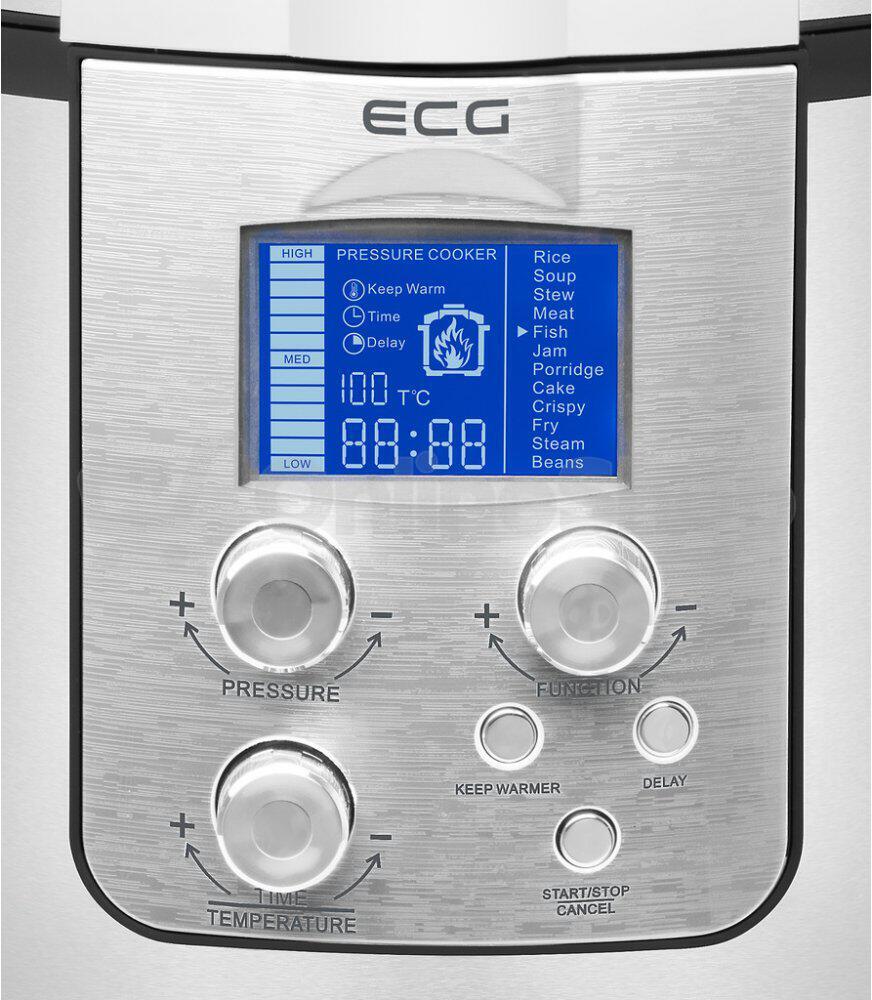 Multifunkční tlakový hrnec ECG MHT 1661 Pressione Nuovo