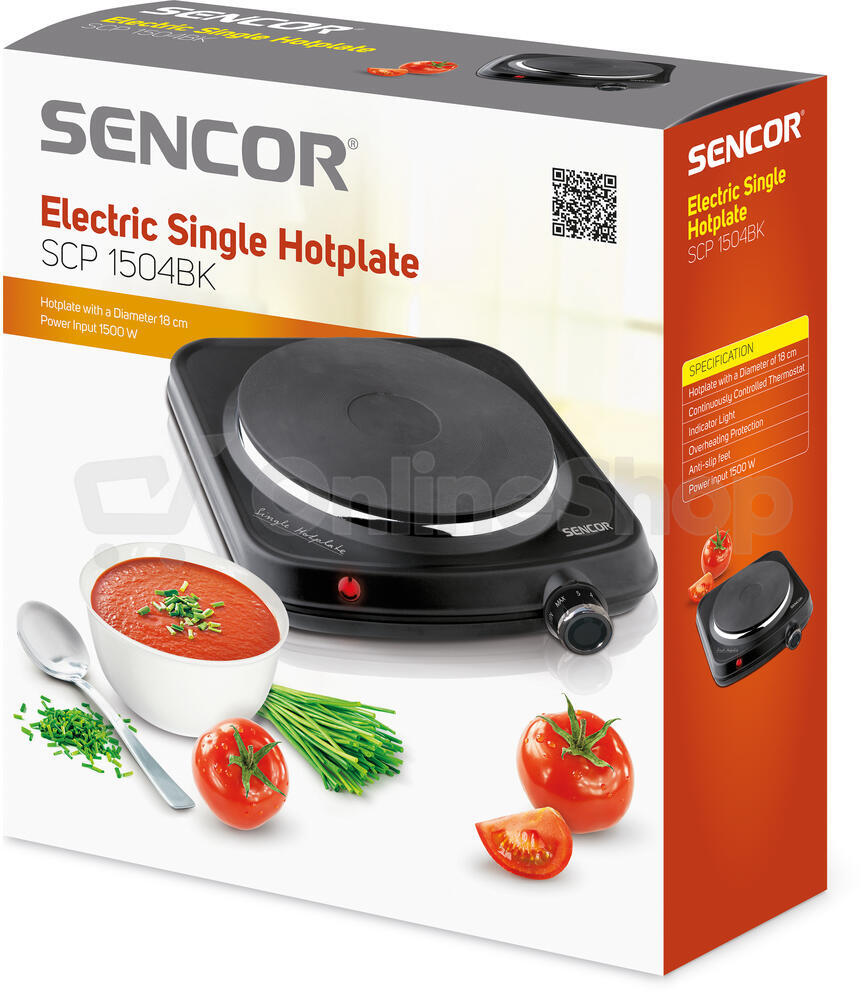 Elektrický vařič Sencor SCP 1504BK-EUE4