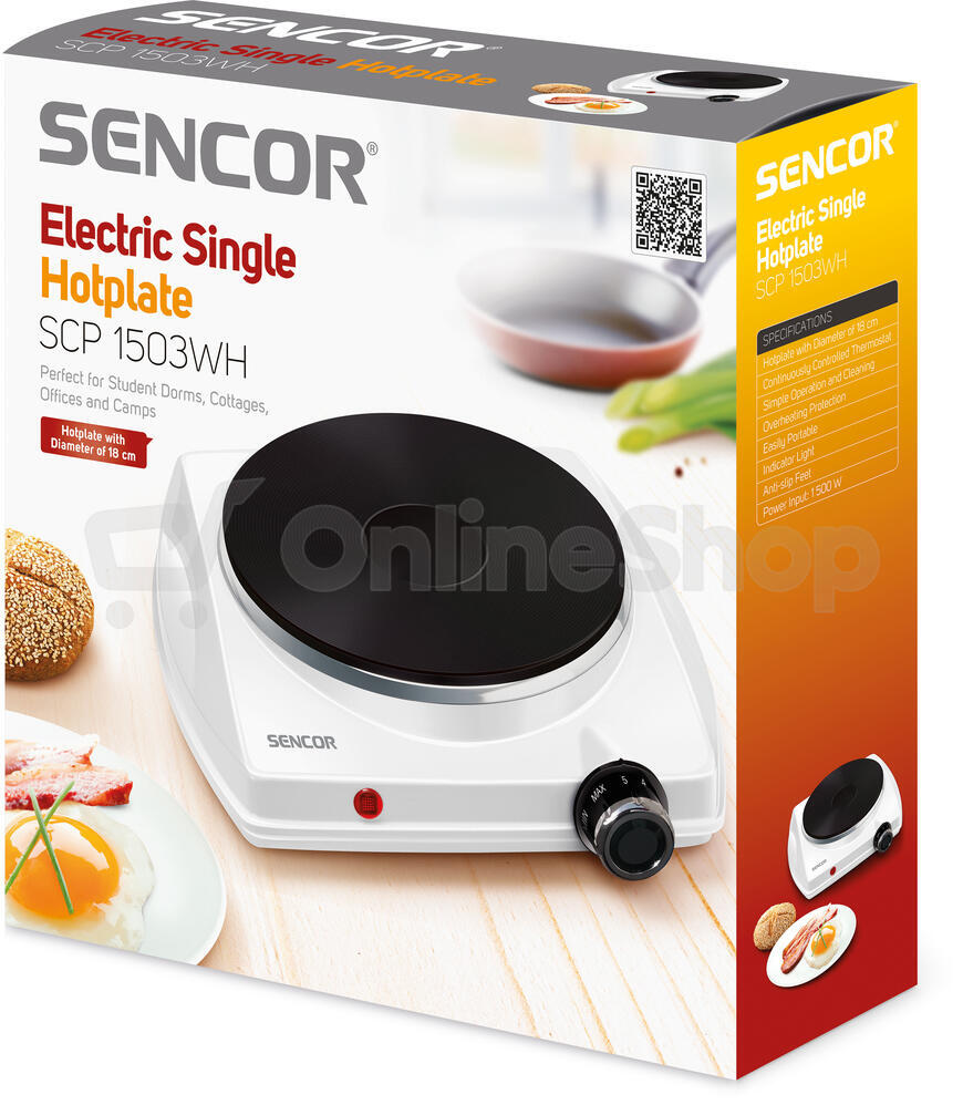 Elektrický vařič Sencor SCP 1503WH-EUE4