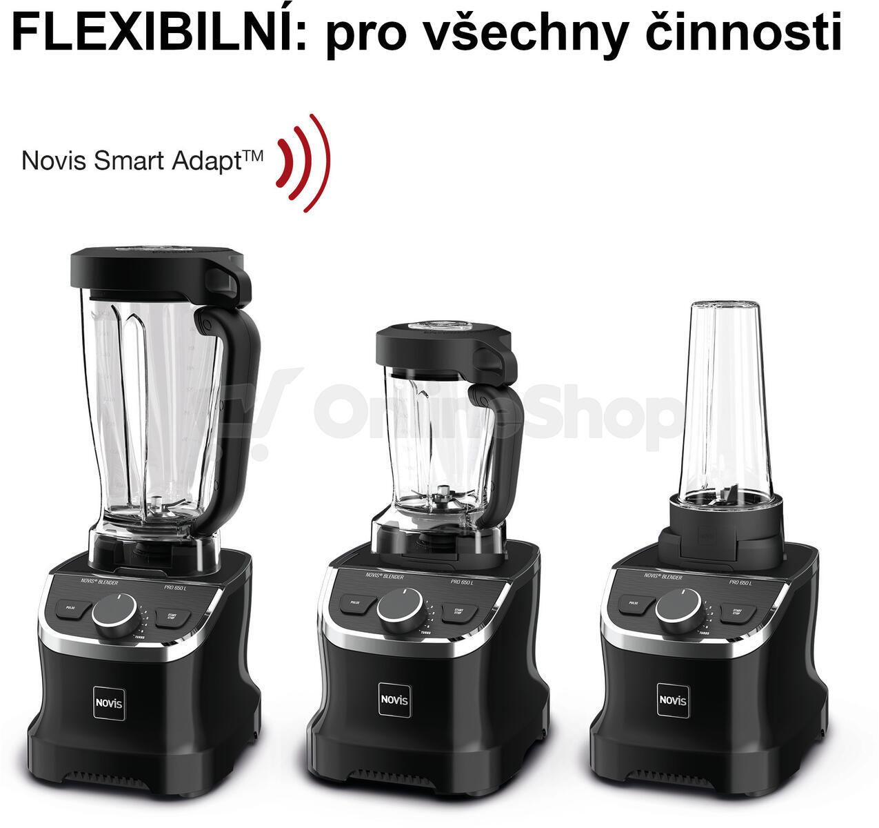 Mixér Novis ProBlender 650 l, černý