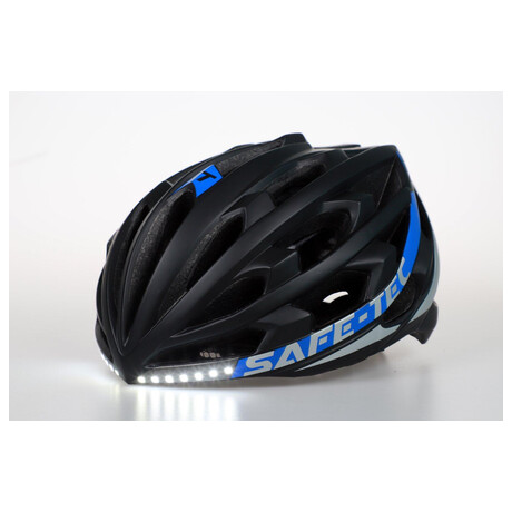 Chytr cyklistick helma Safe-Tec TYR 2 Black-Blue M (55cm - 58cm)