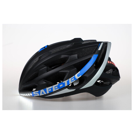 Chytr cyklistick helma Safe-Tec TYR 2 Black-Blue M (55cm - 58cm)