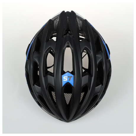 Chytr cyklistick helma Safe-Tec TYR 2 Black-Blue M (55cm - 58cm)