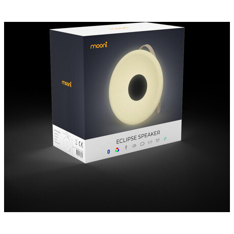 Mooni Eclipse Speaker se&nbsp;světlem, bílý (foto 8)