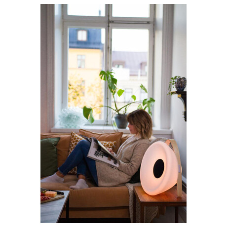 Mooni Eclipse Speaker se&nbsp;světlem, bílý (foto 3)