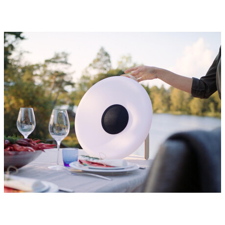 Mooni Eclipse Speaker se&nbsp;světlem, bílý (foto 5)