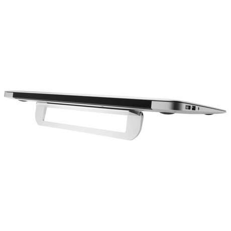 Nalepovac hlinkov stojnek FIXED Frame Mini pro notebooky a tablety, stbrn