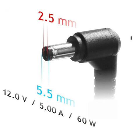 Akyga napájecí zdroj 12V / 5A 60W 5.5 x 2.5 mm (AK-ND-30)