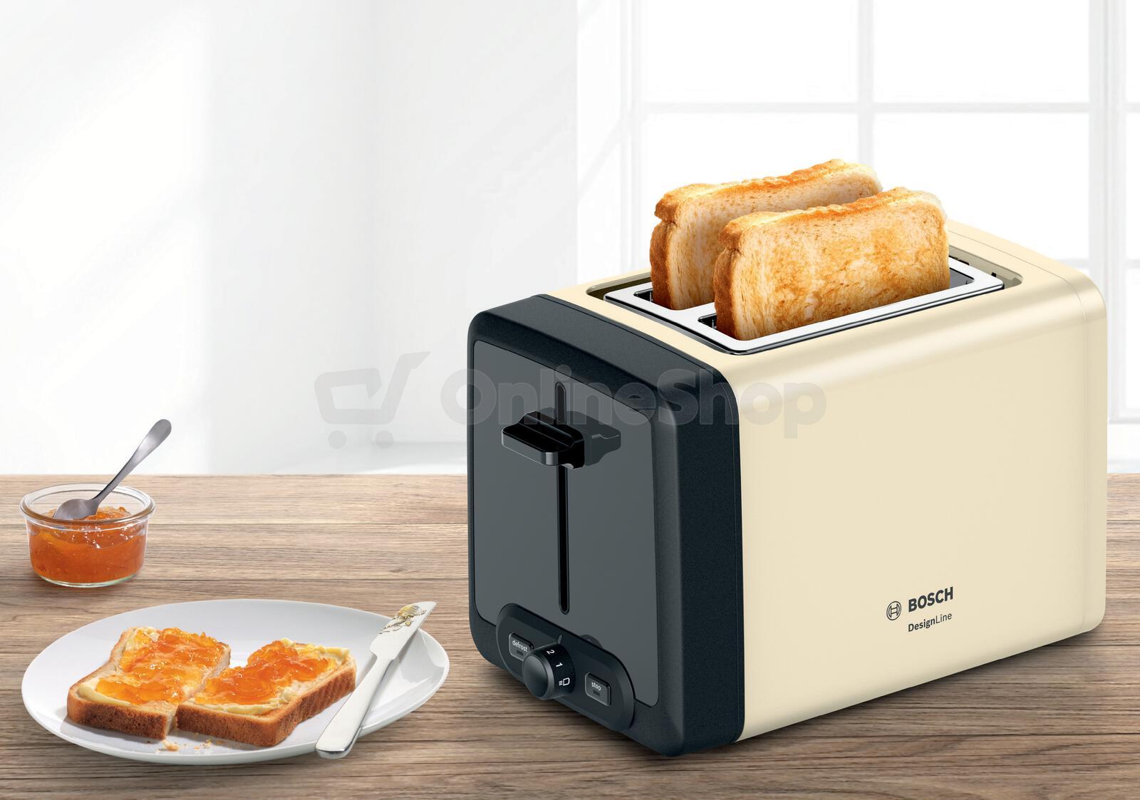 Topinkovač Bosch TAT4P427 DesignLine