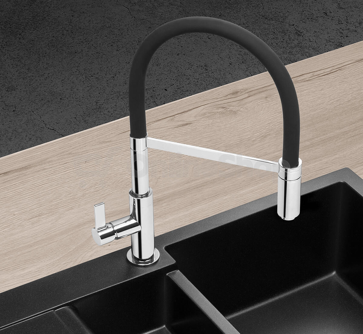 Concept Dřezová baterie s hadicí BDC7547 chrom