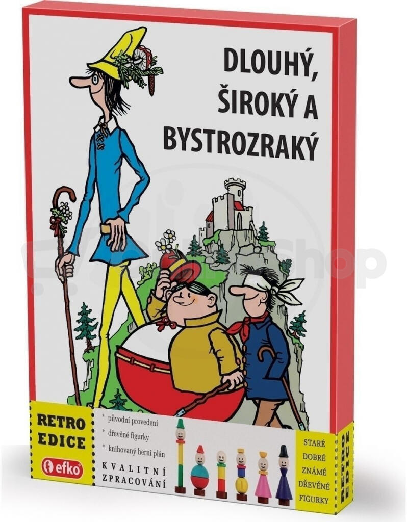 Společenská hra Efko Dlouhý, Široký a Bystrozraký