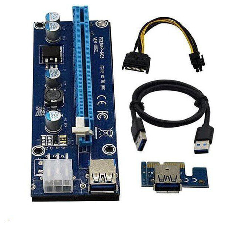 C-Tech PCI-Express riser RC-PCIEX-01C (foto 1)