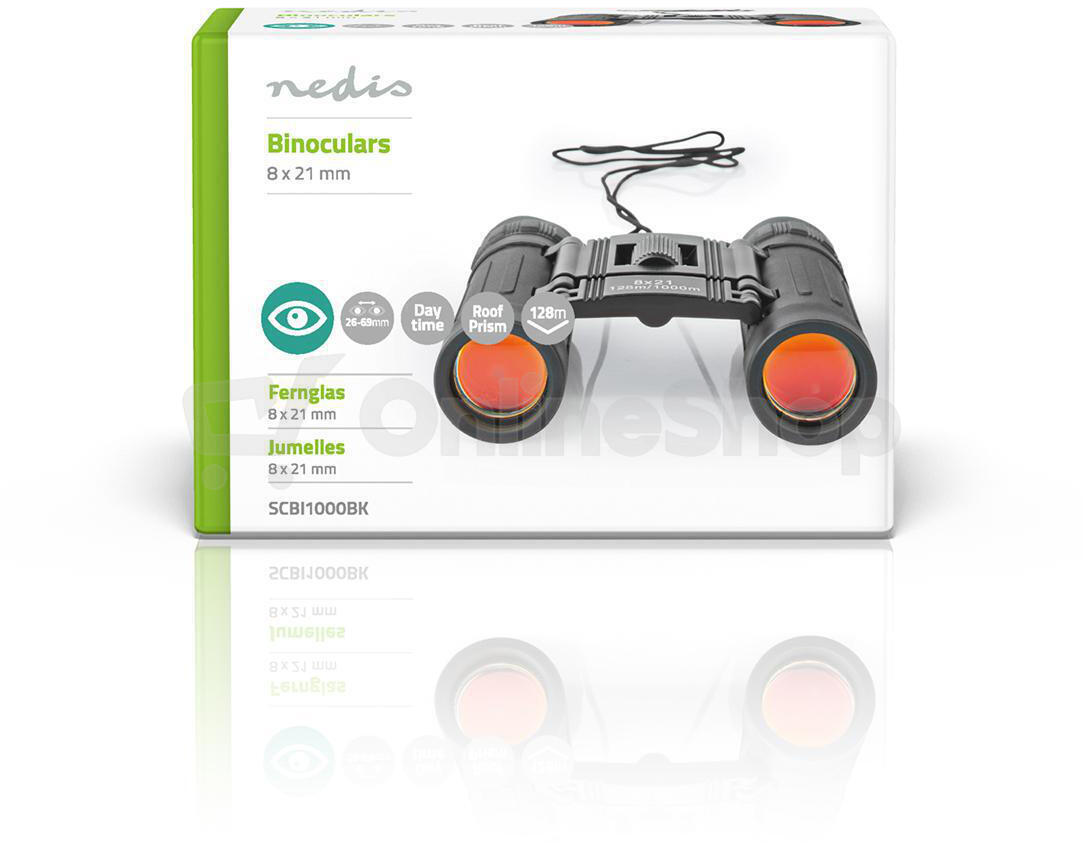 Dalekohled Nedis SCBI1000BK, černý