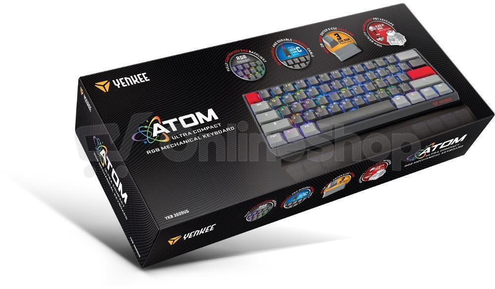 Herní klávesnice Yenkee YKB 3600US ATOM