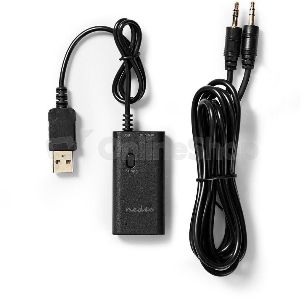 Audio vysílač pro sluchátka Bluetooth NEDIS BTTR050BK