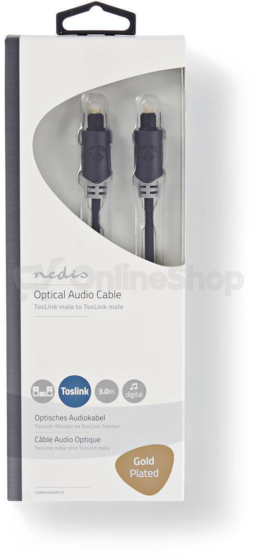 Optický audio kabel NEDIS CABW25000AT30