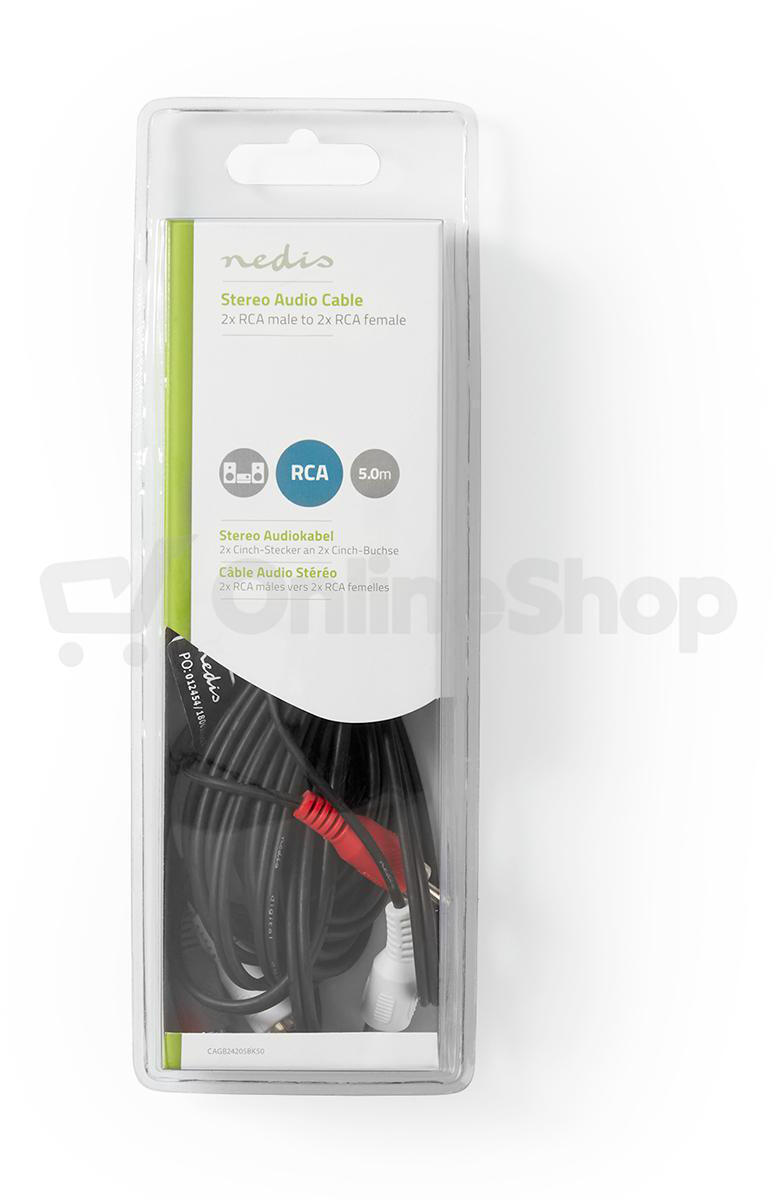 Stereo Audio Kabel NEDIS CAGB24205BK50