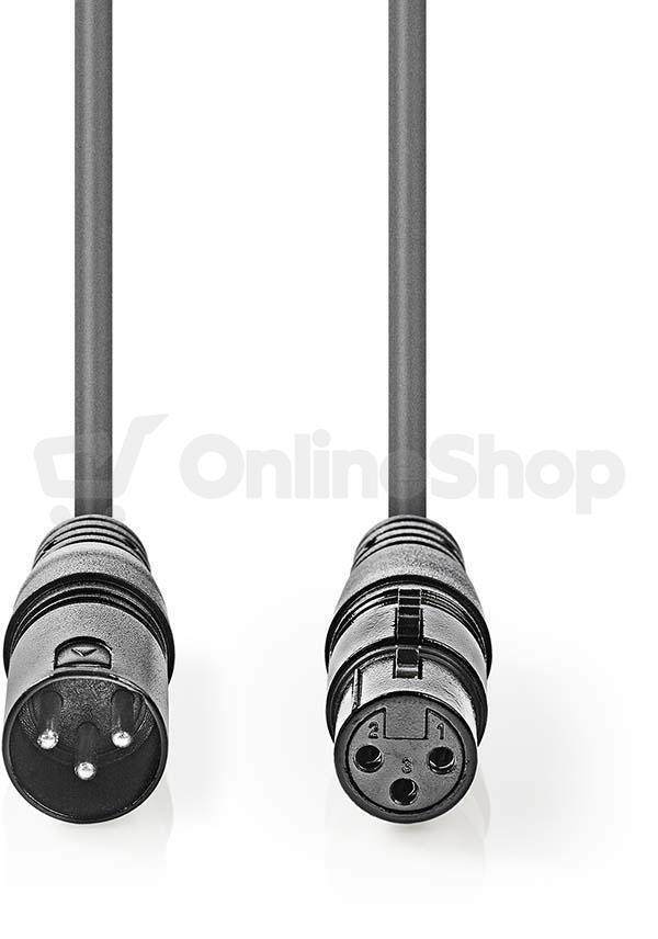 Vyvážený Audio kabel NEDIS COTG15010GY150