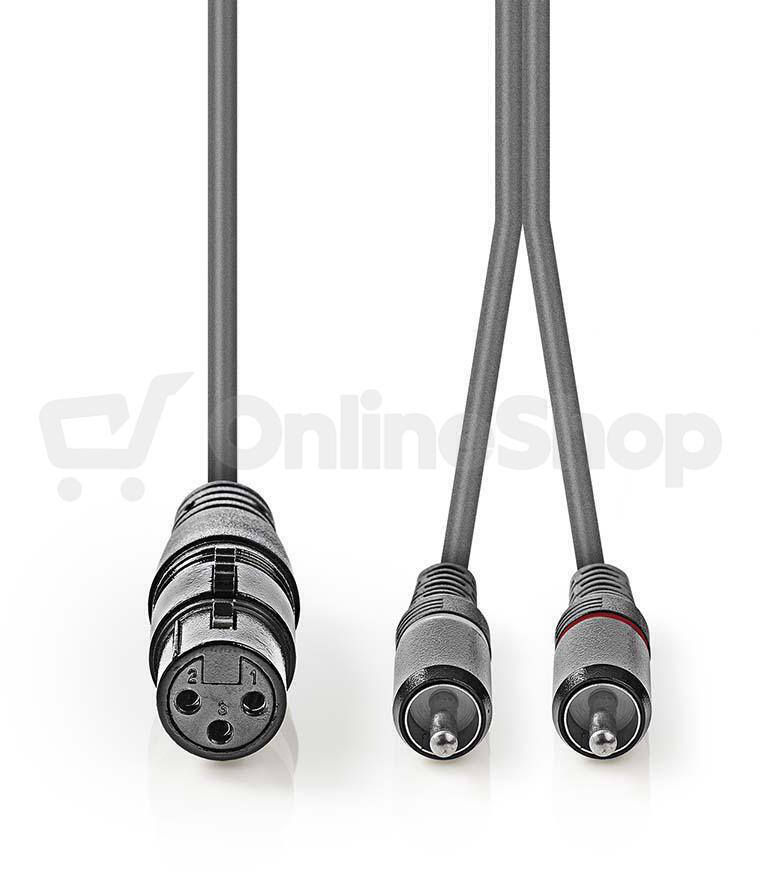 Vyvážený Audio kabel NEDIS COTH15220GY15