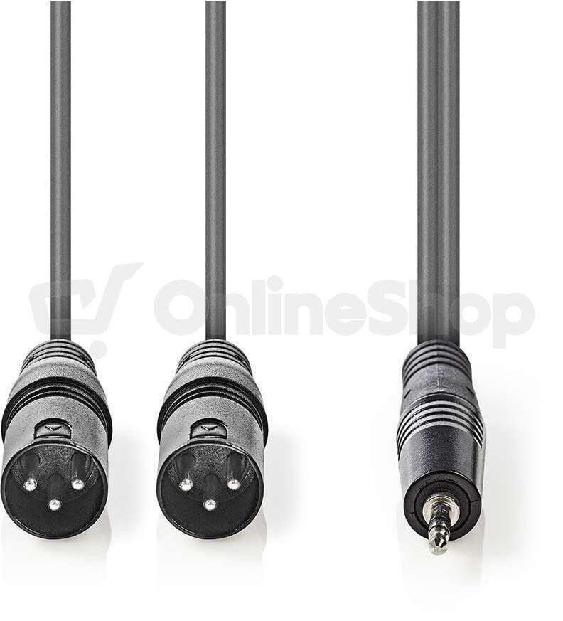 Vyvážený Audio kabel NEDIS COTH15310GY30