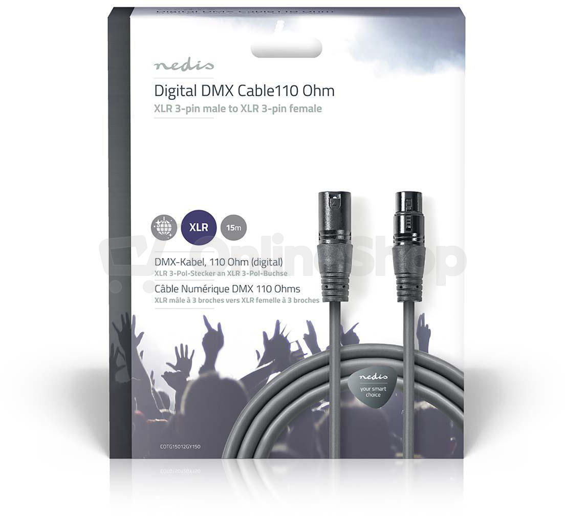 DMX Redukční Kabel NEDIS COTG15012GY150