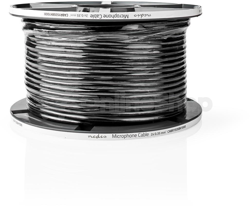 Mikrofonní Kabel NEDIS CABR1535BK1000