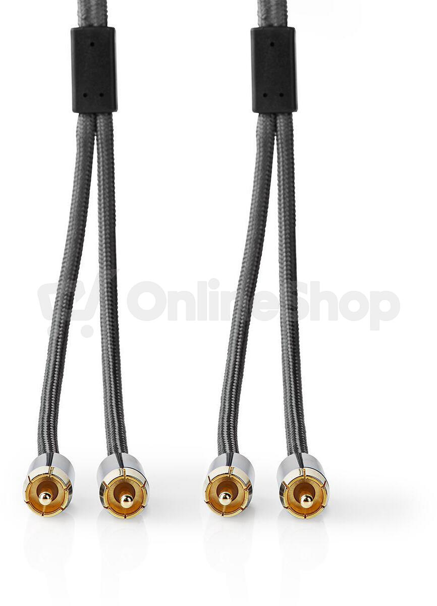 Stereo Audio Kabel NEDIS CATB24200GY20