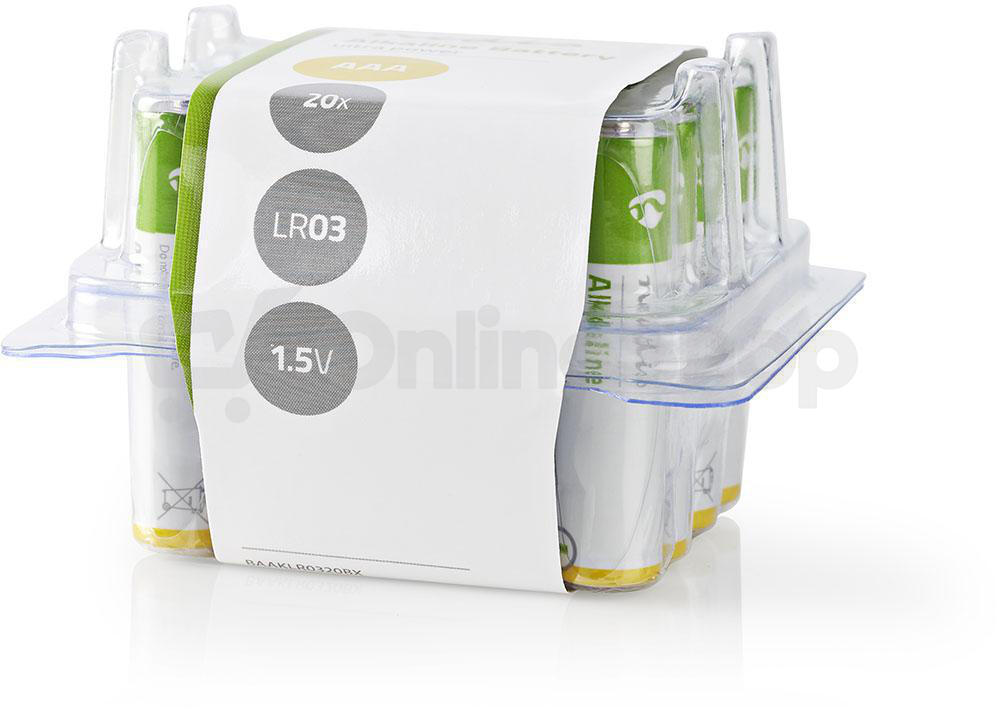 Alkalické baterie AAA NEDIS BAAKLR0320BX