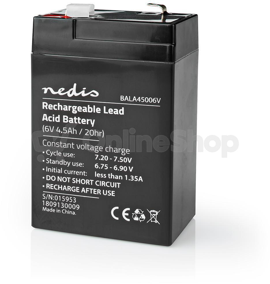Dobíjecí olověný akumulátor NEDIS BALA45006V