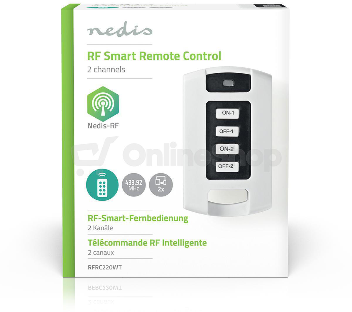 IR dálkové ovládání NEDIS RFRC220WT