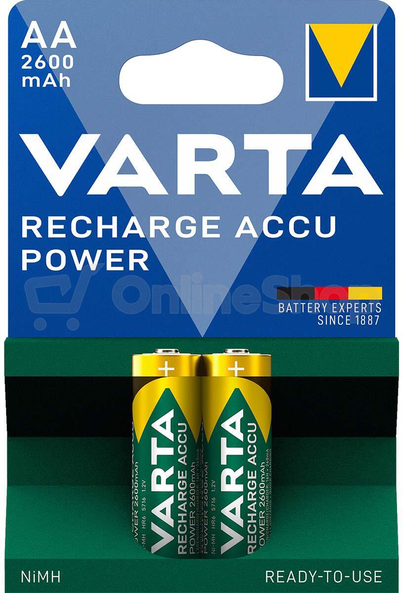 Dobíjecí NiMh Baterie AA 2600 mAh