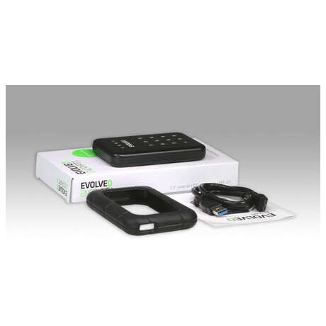 EVOLVEO 2.5'' Encrypt 1,&nbsp;externí rámeček na&nbsp;HDD, USB 3.0 (foto 2)