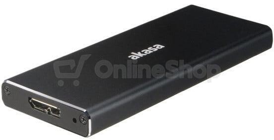AKASA USB 3.1 externí rámeček pro M.2 SSD (AK-ENU3M2-BK)