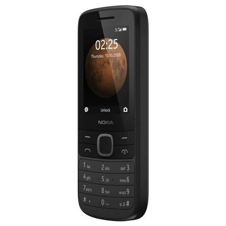 Nokia 225 4G&nbsp;Dual Sim, černá (foto 1)