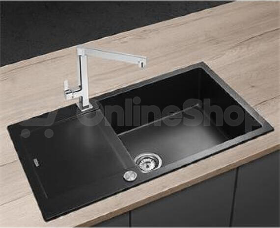 Granitový dřez Concept DG10L60bc Linea, černý